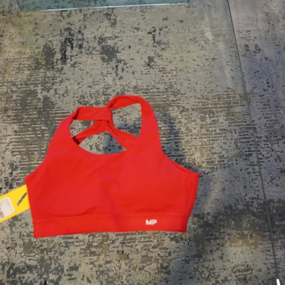 Women's Power Cross Back Sports Bra - Danger - Picture 5 of 5